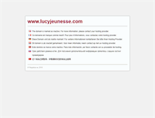 Tablet Screenshot of lucyjeunesse.com
